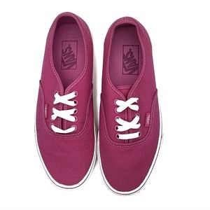 Vans hot pink size 7.5 men also size 9 women unisex